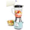 imageNostalgia Taco Tuesday Tailgator Margarita Machine  Blender for Smoothies Margaritas Daiquiris and Slushies  WhiteLime Green  128Ounce  10quot D x 12quot W x 9quot HAqua Blender