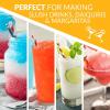 imageNostalgia Taco Tuesday Tailgator Margarita Machine  Blender for Smoothies Margaritas Daiquiris and Slushies  WhiteLime Green  128Ounce  10quot D x 12quot W x 9quot HTaco Tuesday Margarita Machine GreenWhite