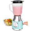 imageNostalgia Taco Tuesday Tailgator Margarita Machine  Blender for Smoothies Margaritas Daiquiris and Slushies  WhiteLime Green  128Ounce  10quot D x 12quot W x 9quot HAqua Blender