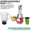 imageNostalgia Taco Tuesday Tailgator Margarita Machine  Blender for Smoothies Margaritas Daiquiris and Slushies  WhiteLime Green  128Ounce  10quot D x 12quot W x 9quot HRed Blender