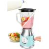 imageNostalgia Taco Tuesday Tailgator Margarita Machine  Blender for Smoothies Margaritas Daiquiris and Slushies  WhiteLime Green  128Ounce  10quot D x 12quot W x 9quot HAqua Blender