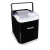 imageNostalgia Thermostar Automatic SelfCleaning Portable Electric Countertop Ice Maker Machine With Handle26 Pounds in 24 Hours with Ice Scoop and BasketPerfect for Water BottlesDrinksPartiesSilverBlack