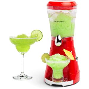 imageNostalgia Taco Tuesday Tailgator Margarita Machine  Blender for Smoothies Margaritas Daiquiris and Slushies  WhiteLime Green  128Ounce  10quot D x 12quot W x 9quot HMargarita Machine Green