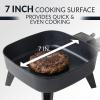 imageHomeCraft 7Inch Electric NonStick Skillet Adjustable Temperature Control CoolTouch Handle with Tempered Glass Lid Perfect For Healthy Keto ampamp LowCarb Diets Rice Bowls ampamp Eggs