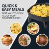 imageHomeCraft 7Inch Electric NonStick Skillet Adjustable Temperature Control CoolTouch Handle with Tempered Glass Lid Perfect For Healthy Keto ampamp LowCarb Diets Rice Bowls ampamp Eggs