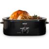 imageHomeCraft HCBS15SS 3Station 15Quart Stainless Steel Buffet Server Slow Cooker ampamp Warming Tray Adjustable Temperature Perfect for Dinner AppetizersCountertop Oven Roaster