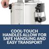 imageHomecraft 100Cup Coffee Urn and Hot Beverage Dispenser with Dripless Faucet QuickBrewing Stainless Steel30 Cup