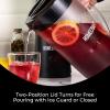 imageHomecraft 3Quart Iced Coffee and Tea Maker with Filter Basket Flavor Enhancer Adjustable Brew Strength2 Qt Iced TeaCoffee Maker Black