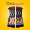 imageHomecraft Electric Sausage ampamp Brat Grill with Oil Drip Tray Carry Handle and Cord Storage up to 5 Links of Beef Turkey Chicken Veggie Sausages or Hot DogsRed