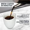 imageHomecraft HCPC10SS 10Cup Stainless Steel Coffee Maker Percolator EasyPour Spout LED Indicator Light Keep Warm Function
