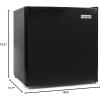 imageIgloo 32 CuFt Double Door Compact Refrigerator with Freezer  Slide Out Glass Shelf Perfect for Homes Offices Dorms  BlackBlack Original
