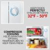 imageIgloo 32 CuFt Double Door Compact Refrigerator with Freezer  Slide Out Glass Shelf Perfect for Homes Offices Dorms  BlackCoke Red