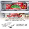 imageIgloo 32 CuFt Double Door Compact Refrigerator with Freezer  Slide Out Glass Shelf Perfect for Homes Offices Dorms  BlackCoke Red