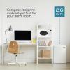 imageIgloo 32 CuFt Double Door Compact Refrigerator with Freezer  Slide Out Glass Shelf Perfect for Homes Offices Dorms  BlackWhite