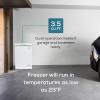 imageIgloo 35 Cu Ft Chest Freezer with Removable Basket and Front Defrost Water Drain Small Deep Freezer Perfect for Homes Garages and RVs WhiteWhite Chest