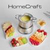 imageNostalgia 8Cup Electric Fondue Pot Set for Cheese ampamp Chocolate  8 ColorCoded Forks Adjustable Temperature Control  Stylish Serving for Hors dOeuvres Entrees and Desserts  Stainless Steel8 Cup Stainless