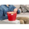 imageNostalgia CocaCola Hot Air Electric Popcorn Maker 8 Cups Healthy Oil Free Popcorn with Measuring Scoop Peace ampamp Harmony AquaHot Air Bucket Coke