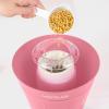 imageNostalgia CocaCola Hot Air Electric Popcorn Maker 8 Cups Healthy Oil Free Popcorn with Measuring Scoop Peace ampamp Harmony AquaHot Air Bucket Coral