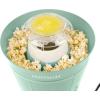 imageNostalgia CocaCola Hot Air Electric Popcorn Maker 8 Cups Healthy Oil Free Popcorn with Measuring Scoop Peace ampamp Harmony AquaHot Air Bucket Sage