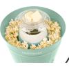 imageNostalgia CocaCola Hot Air Electric Popcorn Maker 8 Cups Healthy Oil Free Popcorn with Measuring Scoop Peace ampamp Harmony AquaHot Air Bucket Sage