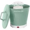 imageNostalgia CocaCola Hot Air Electric Popcorn Maker 8 Cups Healthy Oil Free Popcorn with Measuring Scoop Peace ampamp Harmony AquaHot Air Bucket Sage