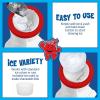 imageNostalgia CocaCola Snow Cone Shaved Ice Machine  Retro TableTop Slushie Machine  Includes 1 Reusable Plastic Cup and Ice Mold Coke BlueKoolAid