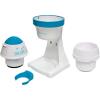 imageNostalgia CocaCola Snow Cone Shaved Ice Machine  Retro TableTop Slushie Machine  Includes 1 Reusable Plastic Cup and Ice Mold Coke BlueSnow Cone