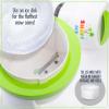 imageNostalgia CocaCola Snow Cone Shaved Ice Machine  Retro TableTop Slushie Machine  Includes 1 Reusable Plastic Cup and Ice Mold Coke BlueWhiteGreen