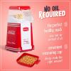 imageNostalgia Electrics CocaCola HotAir Electric Popcorn Maker 8 Cups Healthy Oil Free Popcorn with Measuring Scoop Coke Red ampamp WhiteCoke
