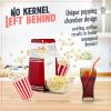 imageNostalgia Electrics CocaCola HotAir Electric Popcorn Maker 8 Cups Healthy Oil Free Popcorn with Measuring Scoop Coke Red ampamp WhiteRed