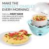 imageNostalgia HomeCraft Premium Stainless Steel 8 Capacity Electric Large HardBoiled Egg Cooker Poached Scrambled Omelets Whites Sandwiches for Keto ampamp LowCarb Diets Vegetable Steamer with Buzzer7 Eggs