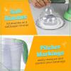 imageNostalgia Taco Tuesday Electric Citrus Juicer Machine and Pitcher  Includes Margarita Salt and Rimmer Set and Four 8 oz Glasses  32 oz  Green