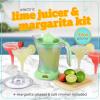 imageNostalgia Taco Tuesday Electric Citrus Juicer Machine and Pitcher  Includes Margarita Salt and Rimmer Set and Four 8 oz Glasses  32 oz  Green