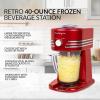 imageNostalgia Taco Tuesday Frozen Drink Maker and Margarita Machine for Home  40Ounce Slushy Maker with Stainless Steel Flow Spout  Easy to Clean and Double Insulated  Lime GreenOriginal