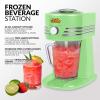 imageNostalgia Taco Tuesday Frozen Drink Maker and Margarita Machine for Home  40Ounce Slushy Maker with Stainless Steel Flow Spout  Easy to Clean and Double Insulated  Lime GreenLime Green