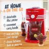 imageNostalgia Taco Tuesday Frozen Drink Maker and Margarita Machine for Home  40Ounce Slushy Maker with Stainless Steel Flow Spout  Easy to Clean and Double Insulated  Lime GreenCoke