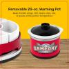 imageNostalgia Taco Tuesday Heated Lazy Susan Taco Bar Serving Set for a Party with 4 Tortilla Holders Fondue Pot for Burritos Nachos and Fajitas  20 Oz  RedLazy Susan Gameday