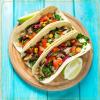 imageTaco Tuesday Complete Taco Serving Set with Tortilla Warmer Salsa Bowls Shell Holders and Mortar and Pestle  9Piece Set  Red Yellow and Green
