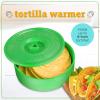 imageTaco Tuesday Complete Taco Serving Set with Tortilla Warmer Salsa Bowls Shell Holders and Mortar and Pestle  9Piece Set  Red Yellow and Green