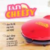 imageTaco Tuesday Deluxe 10inch 6Wedge Electric Quesadilla Maker with Extra Stuffing Latch Red10Inch Quesadilla Maker