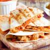 imageTaco Tuesday Deluxe 10inch 6Wedge Electric Quesadilla Maker with Extra Stuffing Latch Red10Inch Quesadilla Maker