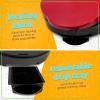 imageTaco Tuesday Deluxe 10inch 6Wedge Electric Quesadilla Maker with Extra Stuffing Latch Red8Inch 2in1 Quesadilla Maker
