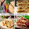 imageTaco Tuesday Deluxe 10inch 6Wedge Electric Quesadilla Maker with Extra Stuffing Latch Red8Inch 6 Wedge Quesadilla Maker