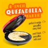 imageTaco Tuesday Deluxe 10inch 6Wedge Electric Quesadilla Maker with Extra Stuffing Latch Red8Inch Quesadilla Maker