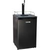 imageHomeCraft Black Stainless Steel FullSize Kegerator Draft Beer Dispenser ampamp Beer Cooler SpringLoaded Tap Dispenser Holds 16 14 12 Barrels 25Pound CO2 Tank Single Meter Regulator