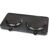 imageHomeCraft HCSB75BK Portable Countertop Single Burner Hot Plate Electric Cooktop 750 Watts Adjustable Temperature Control BlackCountertop Double Burner