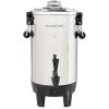 imageHomecraft 100Cup Coffee Urn and Hot Beverage Dispenser with Dripless Faucet QuickBrewing Stainless Steel30 Cup