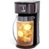imageHomecraft 3Quart Iced Coffee and Tea Maker with Filter Basket Flavor Enhancer Adjustable Brew Strength3 Qt Iced TeaCoffee Maker Black
