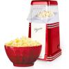 imageNostalgia Electrics CocaCola HotAir Electric Popcorn Maker 8 Cups Healthy Oil Free Popcorn with Measuring Scoop Coke Red ampamp WhiteRed