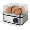 imageNostalgia HomeCraft Premium Stainless Steel 8 Capacity Electric Large HardBoiled Egg Cooker Poached Scrambled Omelets Whites Sandwiches for Keto ampamp LowCarb Diets Vegetable Steamer with Buzzer8Egg